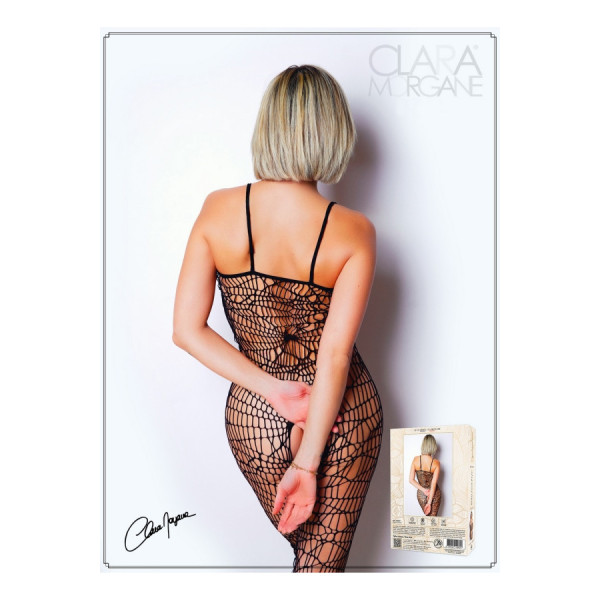 Combinaison en résille aspect toile araignée -  Le Numéro 7 - Collection Bodystocking 